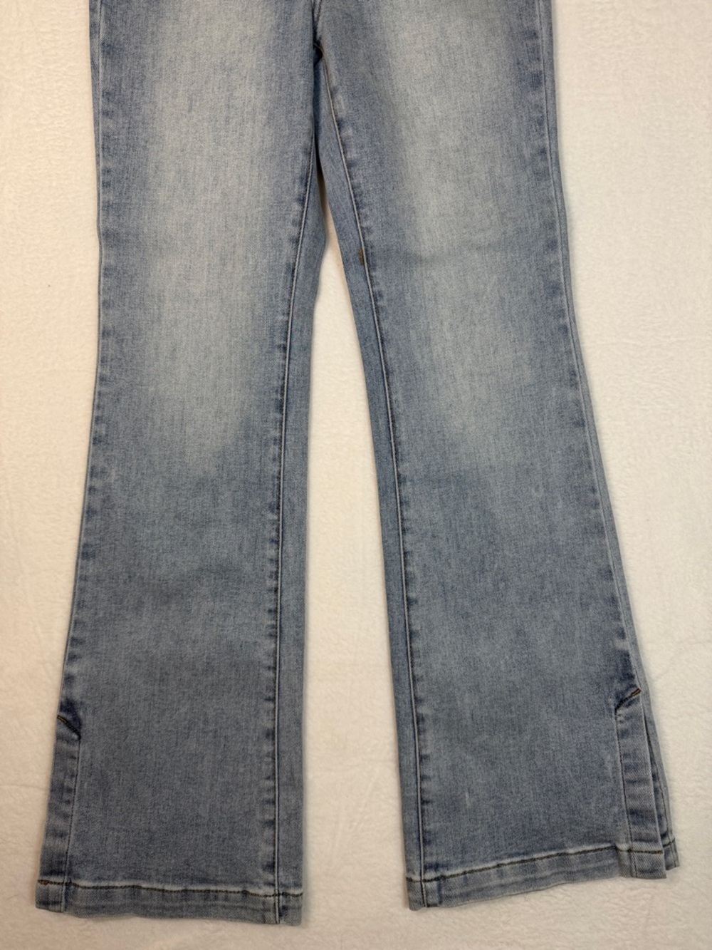 Judy Blue Tummy Control Vintage Wash Side Slit Slim Boot Jeans New with Tags - Picture 12 of 14